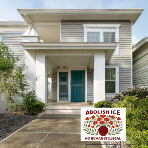 Abolish ICE Keep Is Illegal Yard Sign