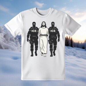 Anti ICE Jesus Arrested Parody Shirt