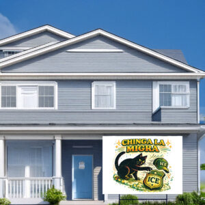 Chinga La Migra Anti ICE Yard Sign