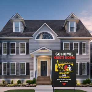 Go Home Humanity Justice Yard Sign