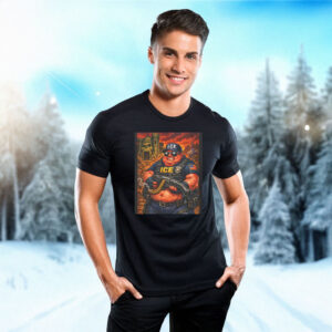 ICE cartoon cop illustration T-Shirt
