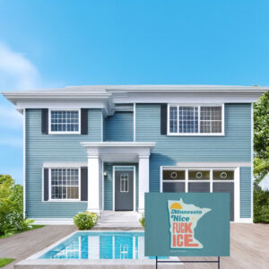 Minnesota Nice Fuck Ice Yard Sign